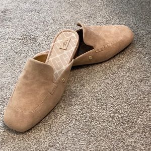 Pink Ugg slip on shoes